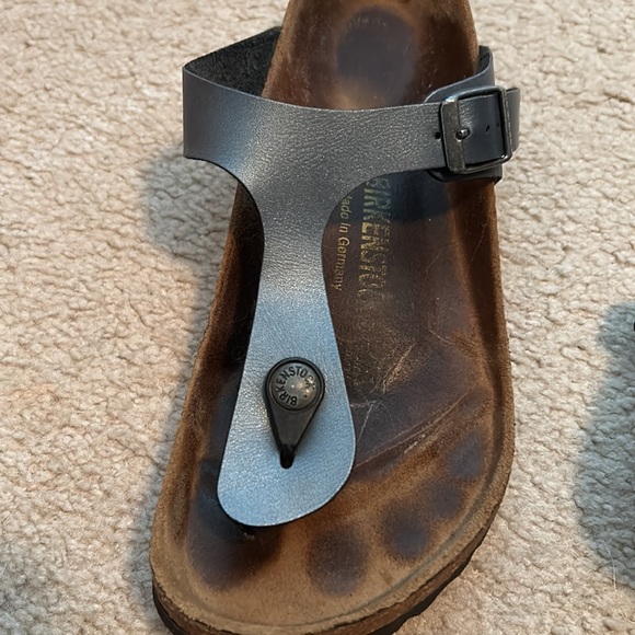 Birkenstock blue grey Gizeh sandals - Picture 5 of 5